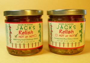 Jack's Hot or Not Relish, Mainen