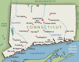 Connecticut Map StateGiftsUSA.com