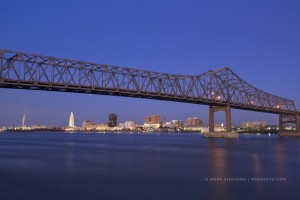 Baton Rouge at night
