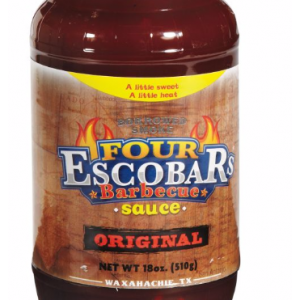 Four Excobers BBQ Sauce StateGiftsUSA.com/made-in-texas