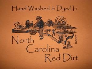 North Carolina Dirt Shirt StateGiftsUSA.com/made-in-north-carolina