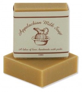 Appalachian Milk Soap StateGiftsUSA.com/made-in-west-virginia