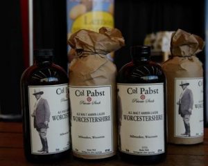 Colonel Pabst Worcestershire Sauce StateGiftsUSA.com/made-in-wisconsin