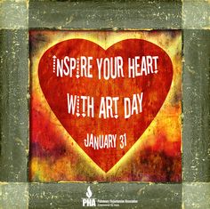 National Inspire Your Heart With Art Day StateGiftsUSA.com 